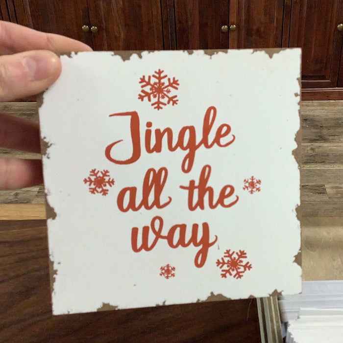 Festive Block Signs