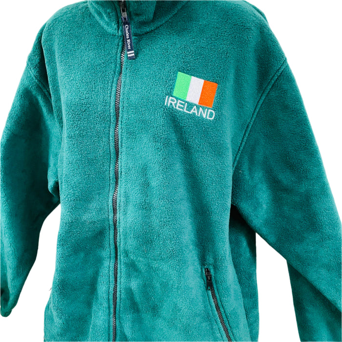 Fleece Jacket - Ireland Flag