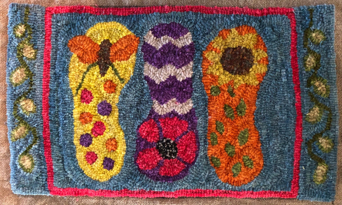 Flip Flops Pattern 18x20