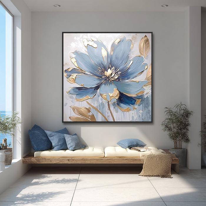 Flower Abstract Textured Wall Art #ML043