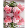 Flower Pink Diamond Painting Kit - DIY
