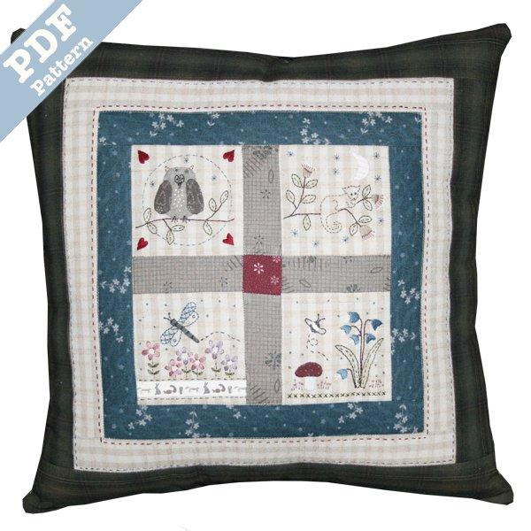 Forest Friends Pillow by Lynette Anderson