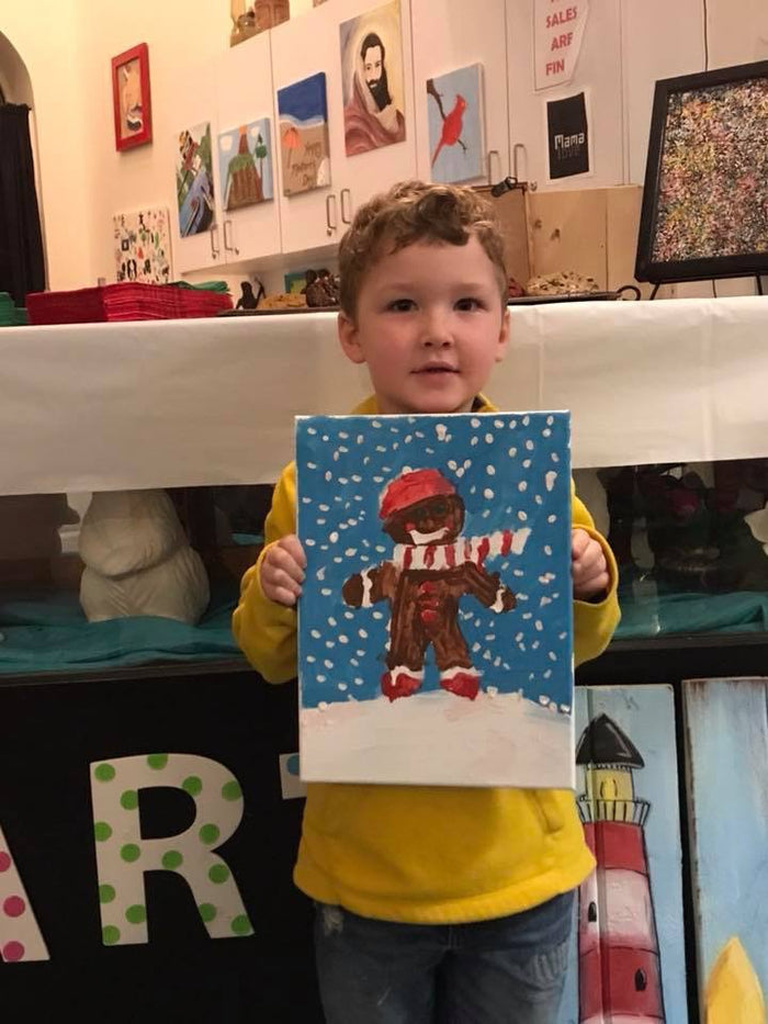 Gingerbread Man Canvas