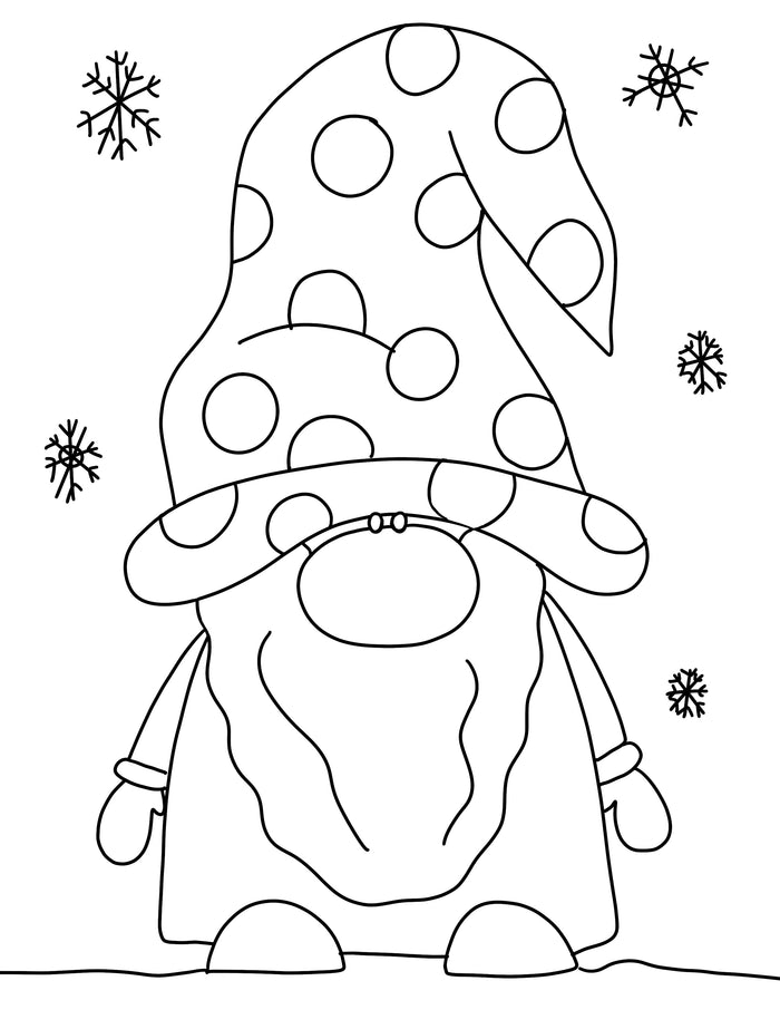 Gnome Holiday Canvas