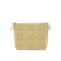 Golden Quilt Cosmetic Bag, Small