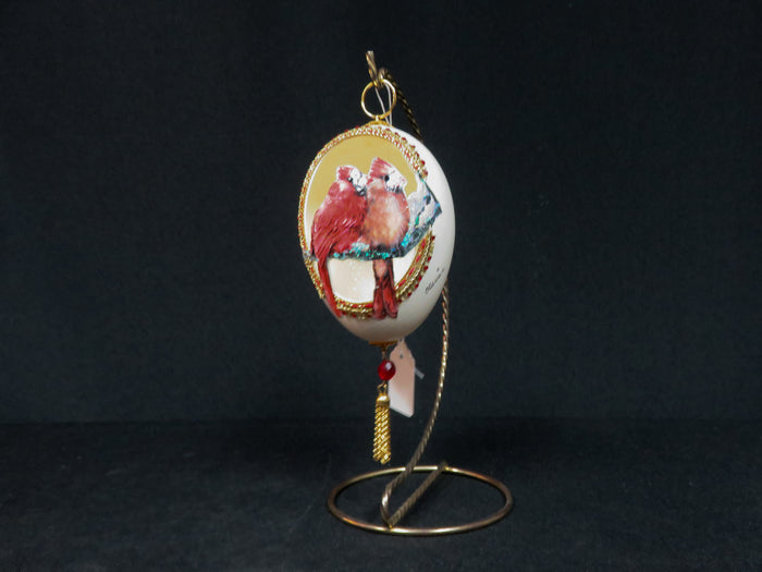 Goose Egg Ornament on Stand