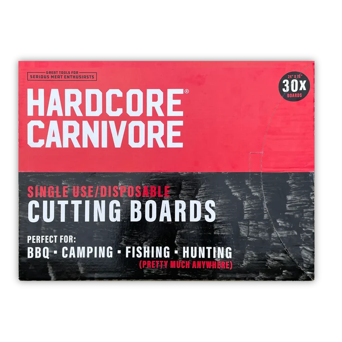 Hardcore Carnivore Disposable Cutting Boards