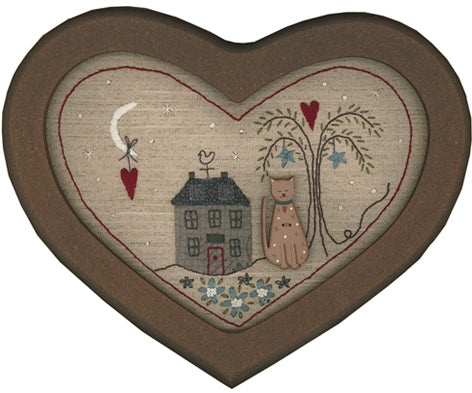 Heart and Home Framed Stitchery by Lynette Anderson
