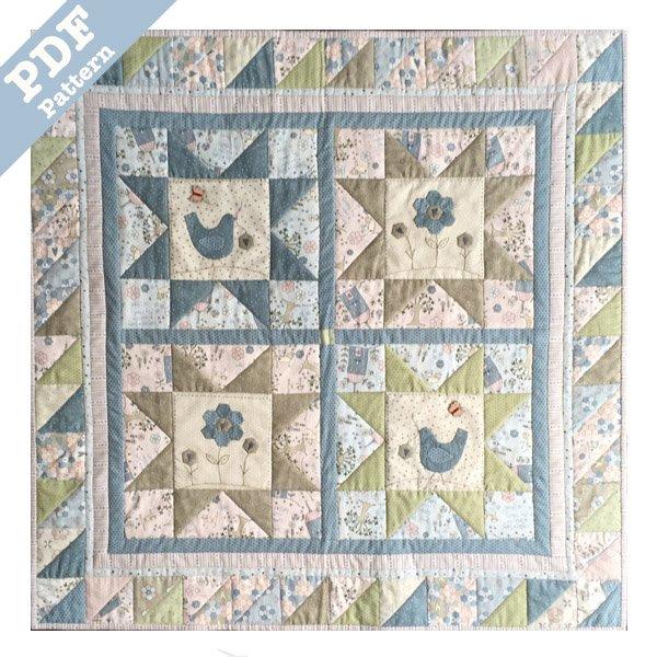 Hexie Flower Garden Quilt by Lynette Anderson