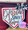 Home Plate Wooden Door Hanger