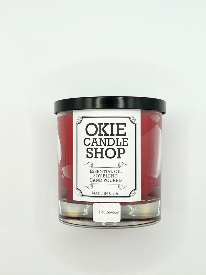 Hot Cowboy Small Candle