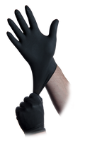 InTouch Black Nitrile Gloves