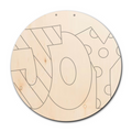 Joy Bubble Round Sign/Door Hanger (DIY)