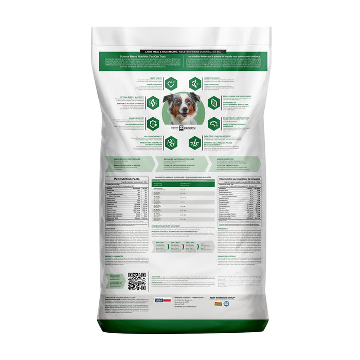 Kent Blue Seal EnTrust® Healthy Adult Lamb Meal & Rice Recipe Dog Food