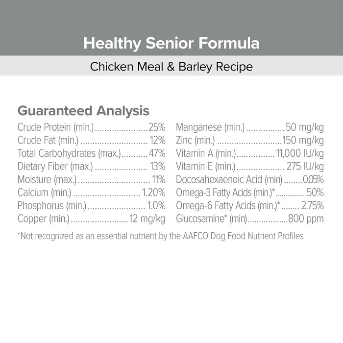 Kent Blue Seal EnTrust® Healthy Senior Formula Chicken Meal & Barley Recipe Dog Food