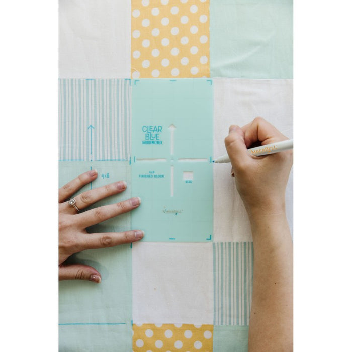 Kimberbell Clear Blue Tiles Essentials Template Set