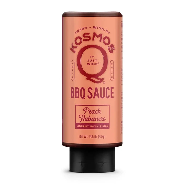 Kosmos Q Peach Habanero BBQ Sauce