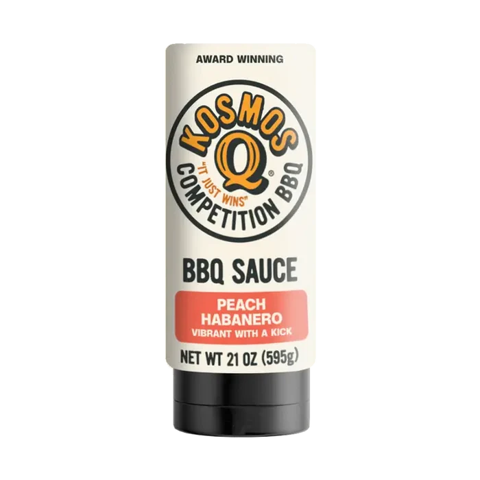 Kosmos Q Peach Habanero BBQ Sauce