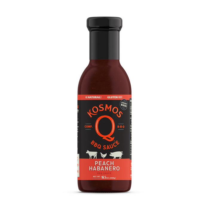 Kosmos Q Peach Habanero BBQ Sauce