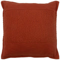 LANGKJÆR ORANGE SOLID MODERN INDUSTRIAL  THROW PILLOW