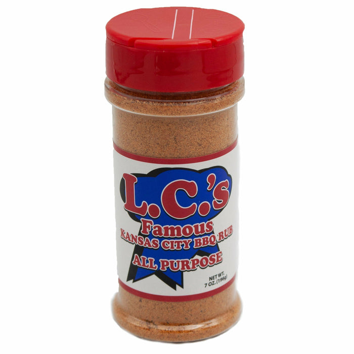 L.C.'s Famous Kansas City All-Purpose Seasoning 7 oz. - The Kansas City BBQ Store