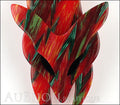 Lea Stein Fox Brooch Pin Red Green Mix Gallery