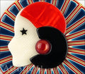 Lea Stein Full Collerette Art Deco Girl Brooch Pin Navy Blue Red Gallery