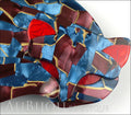 Lea Stein Gomina The Sleeping Cat Brooch Pin Blue Red Gallery
