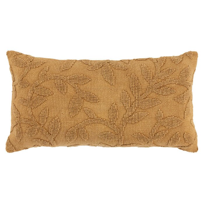 LINDBERG ORANGE BOTANICAL MODERN INDUSTRIAL THROW PILLOW