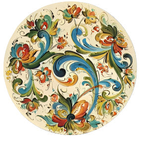 Lise Lorentzen Rosemaling Coasters Box of 6
