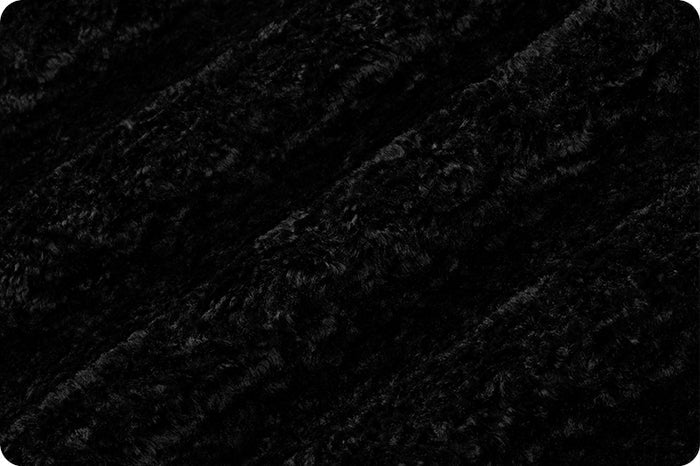 Luxe Cuddle Shearling Black - sold by the 1/4 yard