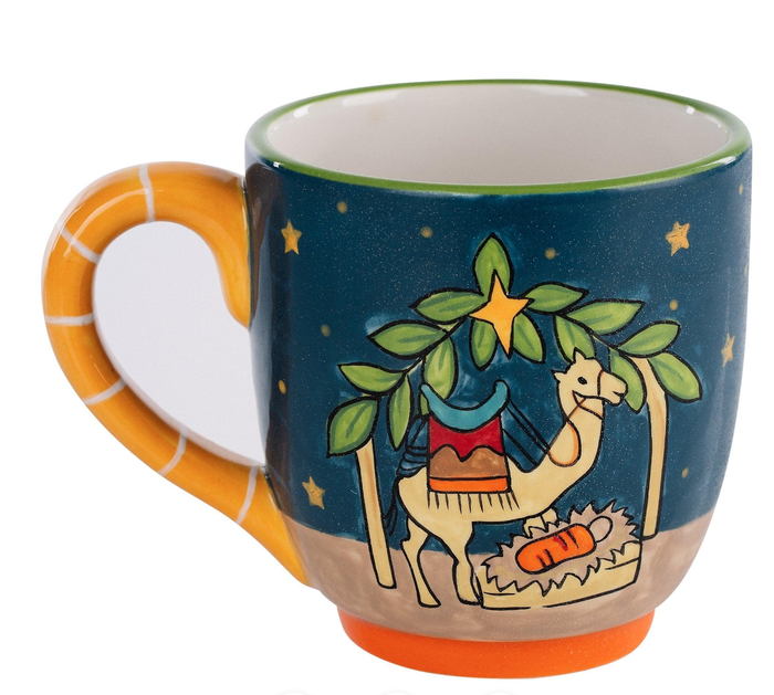Manger With Camel Mug
