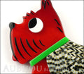 Marie-Christine Pavone Brooch Dog Jano Red Galalith Paris France Gallery