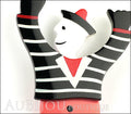 Marie-Christine Pavone Pin Brooch Sailor Seaman Red Black Galalith Paris France Gallery