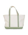 Maxi Tote - Gingham Moss Trim