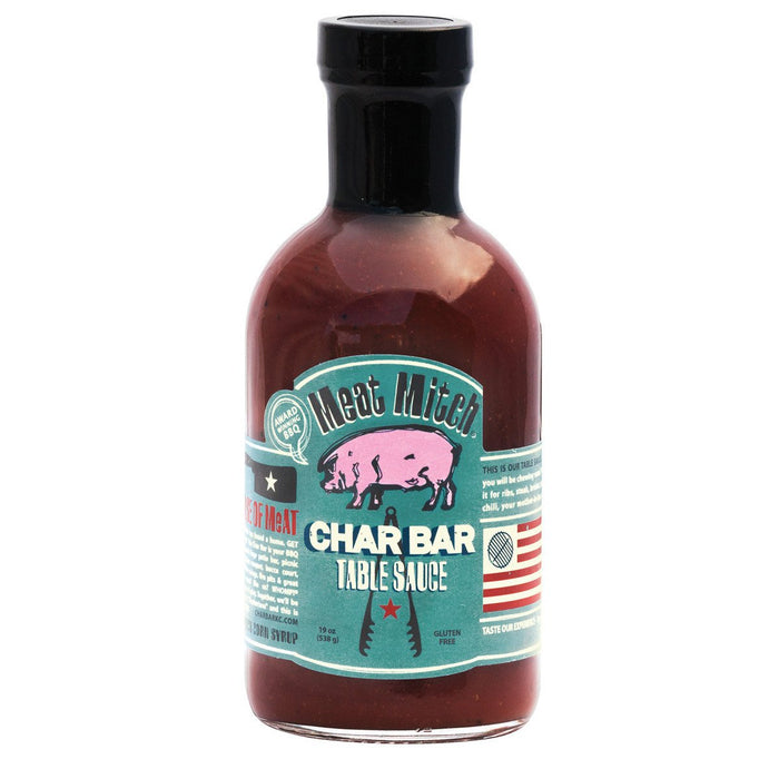 Meat Mitch Char Bar BBQ Sauce - Gluten-Free Kansas City Style BBQ Sauce