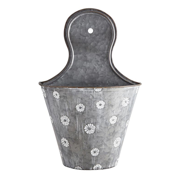 Metal Wall Planter- Daisies