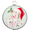 Mini Beck's Traditional Santa Galvanized Art