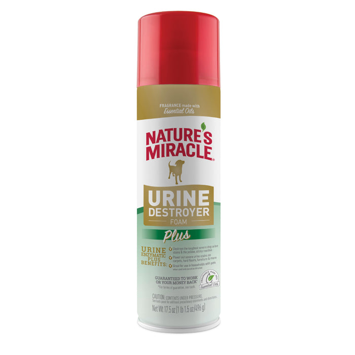 Nature's Miracle Urine Destroyer Plus Foaming Aerosol Spray For Dogs