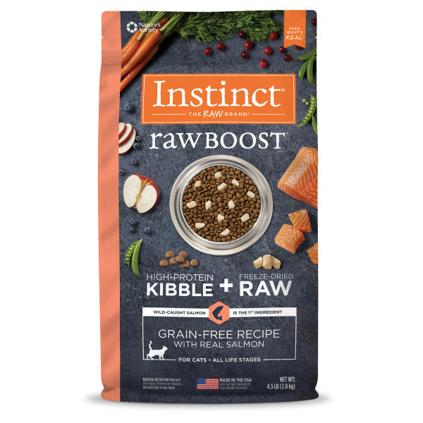 Nature's Variety Instinct Raw Boost Salmon Recipe Dry Cat Food