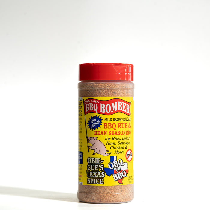 Obie-Cue's BBQ Bomber Mild Brown Sugar BBQ Rub & Bean Seasoning