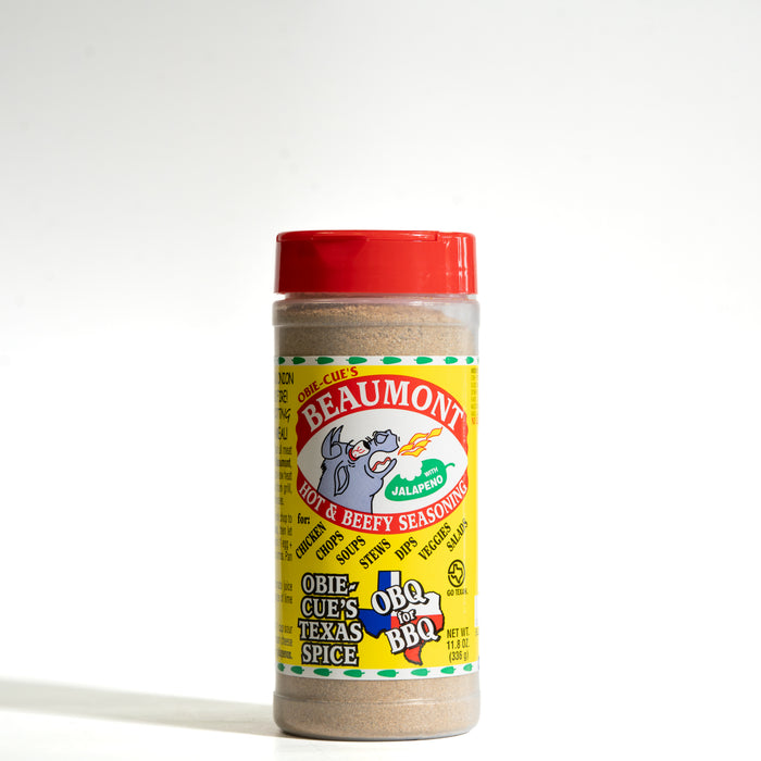 Obie-Cue’s Beaumont Hot & Beefy Seasoning