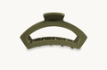 Olive Tiny Open Hair Clip