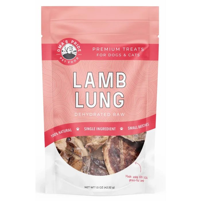 Oma's Pride Lamb Lung Treats