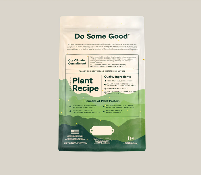 Open Farm Kind Earth Plant-Based Dog Kibble Dry Dog Food
