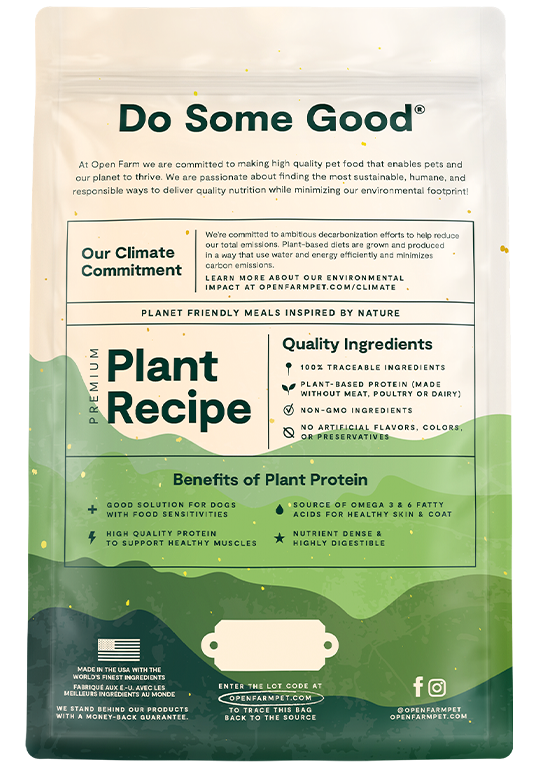 Open Farm Kind Earth Premium Plant Kibble Recipe Dry Dog Food
