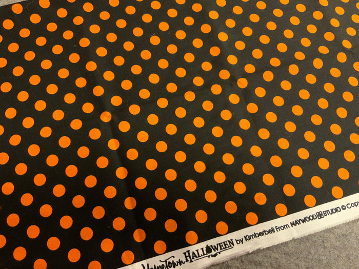 Orange Spooky Dots