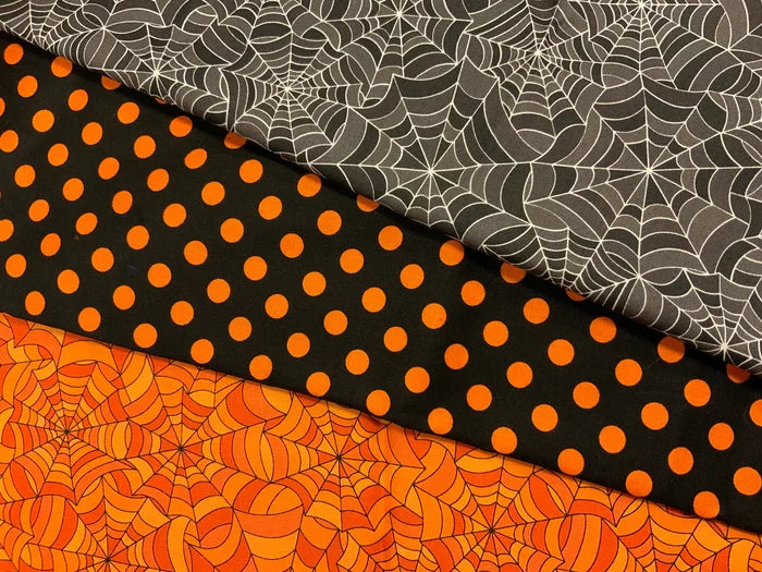 Orange Spooky Dots