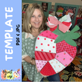 Patchwork Strawberry Template