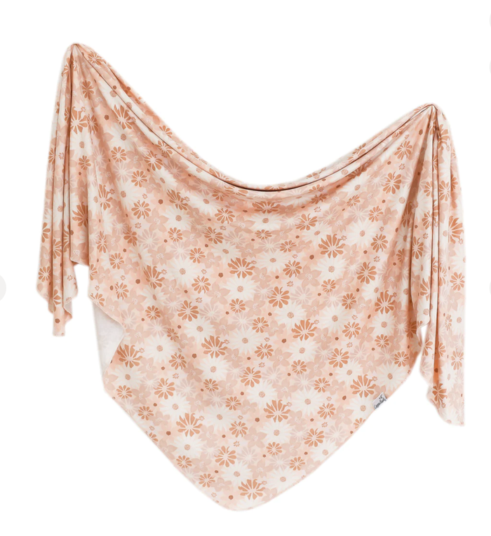 Penny Copper Pearl Swaddle Blanket